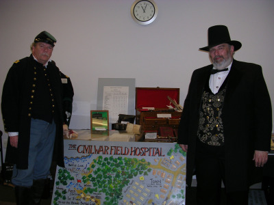 Capt. Surgeon Robert Urban and Undertaker Tom Abbott